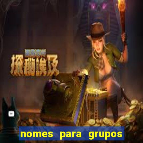 nomes para grupos de loteria no zap